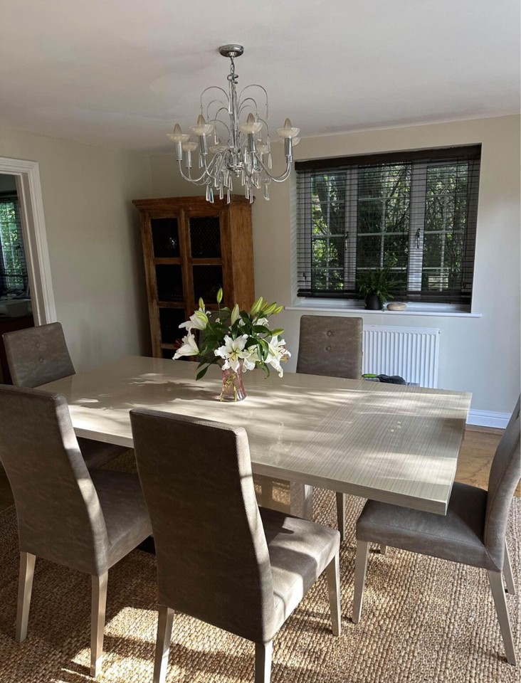 used dining room table and 6 chairs eBay