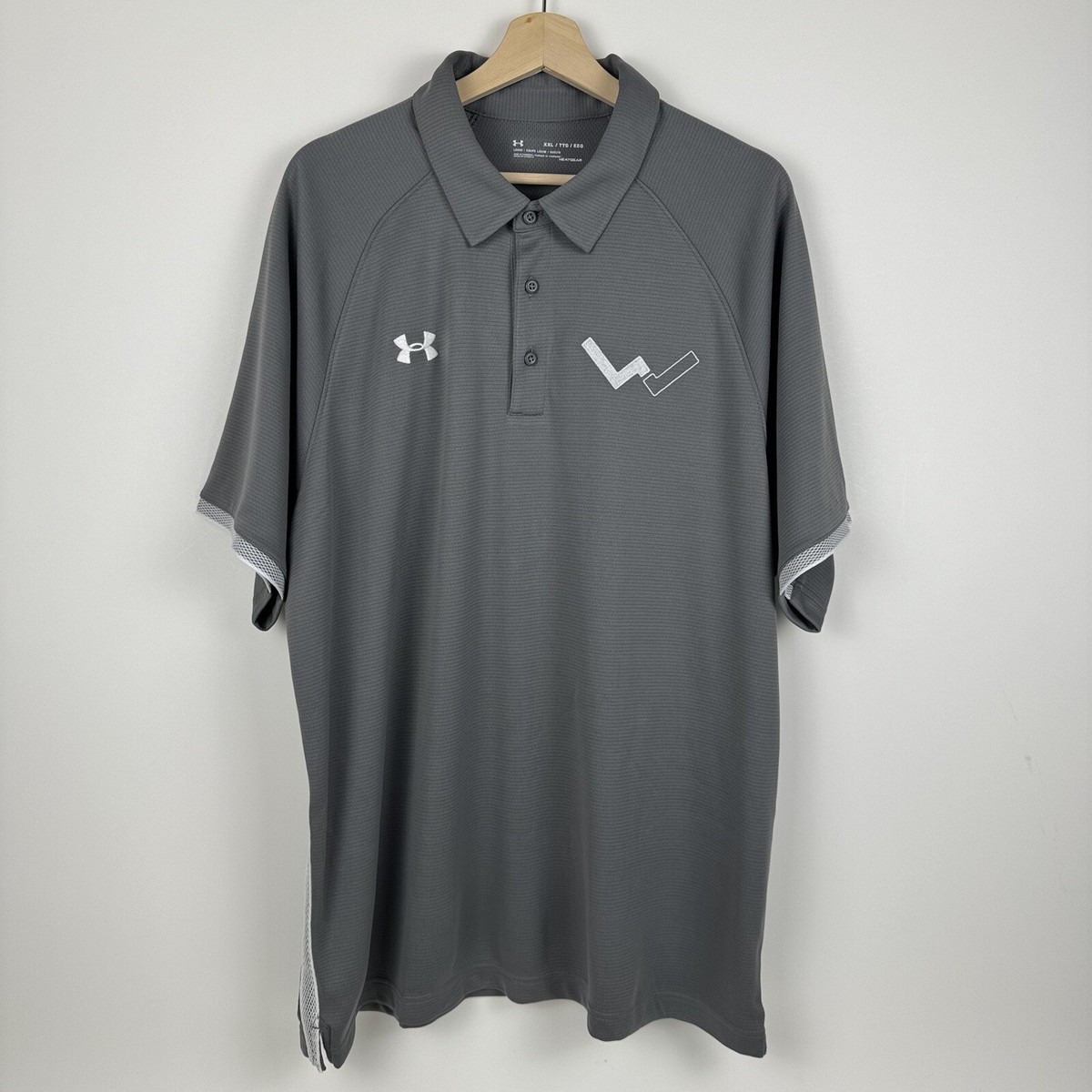 Under Armour HeatGear Golf Polo Shirt Gray Mens 2XL XXL | eBay