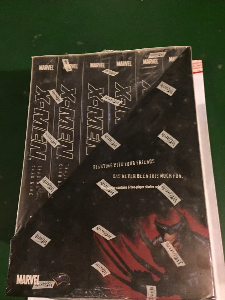 Woc X-men Año 2000, Juego de inicio de 2 jugadores con tarjeta especial y cómic, (6) en caja Foto 2 de 4