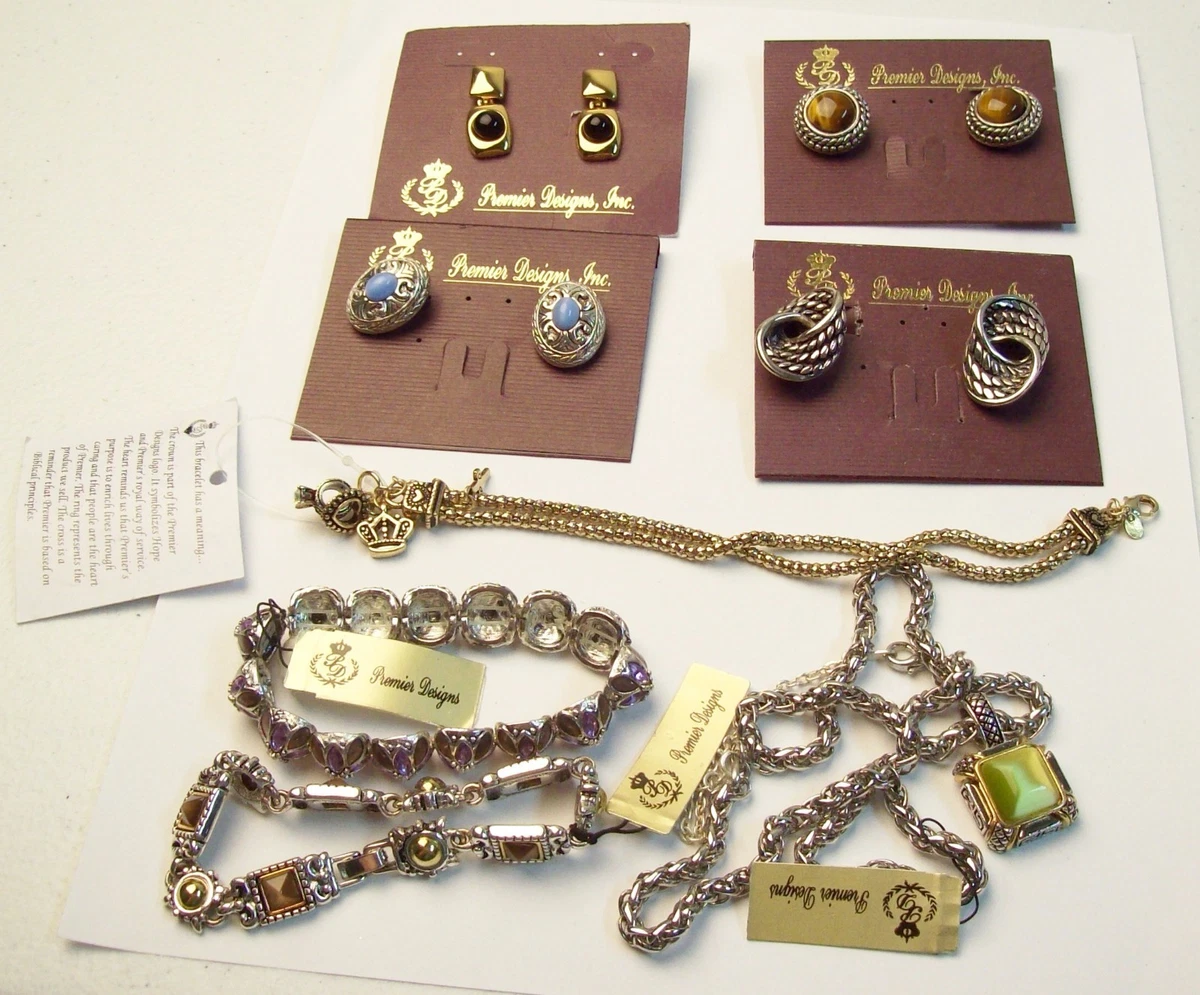 Collection of PREMIER DESIGNS Jewelry w TAGS Bracelets Earrings