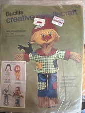 Bucilla Mr Scarecrow Creative Needlecraft Kit 2375 Vintage 18.5 in WIZARD OF OZ