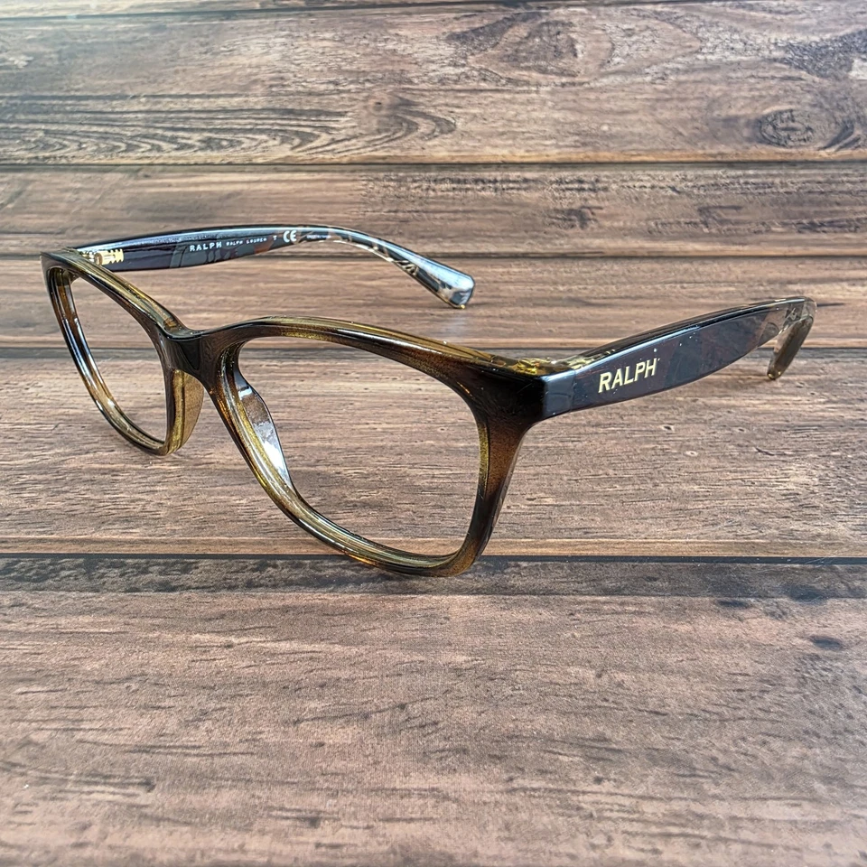 Ralph Lauren RA7071 Anteojos Mujer 52mm Marcos Ojos de Gato Tortuga Vidrio Óptico Foto 3 de 4