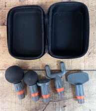 Sharper Image Power Percussion Deep Tissue Massager 5 Attachments  Case