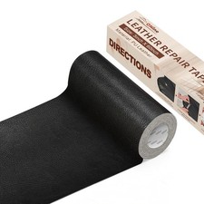 Leather Repair Tape Self Adhesive Black 3x60 Inch Patches Leather Fix Kit