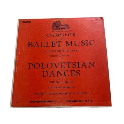 A Life For the Czar Polovetsian Dances Prince Igor LP Vinyl Colosseum CRLP 111