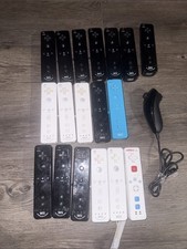 Lot Of 19 Wii Motion Plus Controllers Remotes Nunchuk For Partsrepair Read