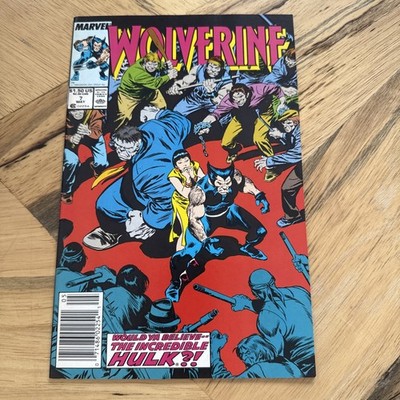 Wolverine #7 (Marvel Comics May 1989) Nice Condition! Bagged And Boarded!