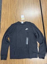 Nike Women s Black Fleece Crew Sweatshirt DQ 5473-010 S