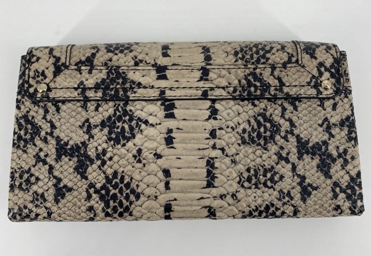 COACH Exotic Swagger Python Embossed Leather Doub… - image 11