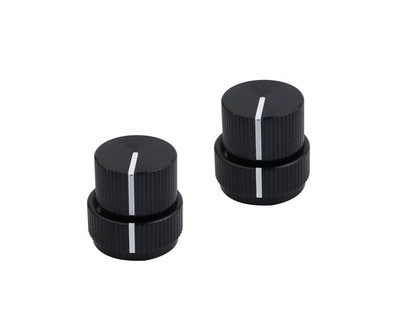 Guitar Aluminum Alloy Dual Concentric Control Knobs - Dome Volume Tone Stacked K