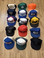 Lot Of 15 Vintage 80 s SnapBack Trucker Hats Cabela s AMOCO Jack Daniel s Hats