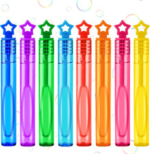 Mini Bubble Wands, 32 Pcs Bubble Wands Bulk in 8 Colors, Bubble Party Favors for