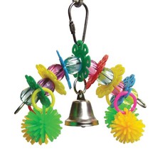 A E Cages Happy Beaks Rainbow Bridge Bird Toy
