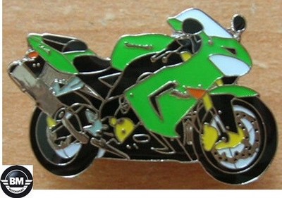 Pin Anstecker Kawasaki ZX 10 R / ZX10R / ZX10 R Modell 2004 grün green Art. 0956