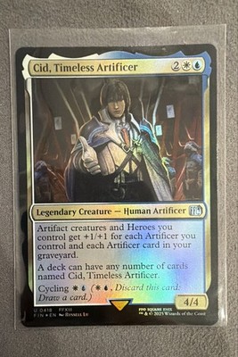 Cid, Timeless Artificer (0418) Final Fantasy Foil MTG