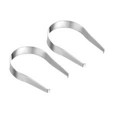 Keycap Puller Switch Remover DIY Tool Fixing Keyboard Metal 2pcs, Silver