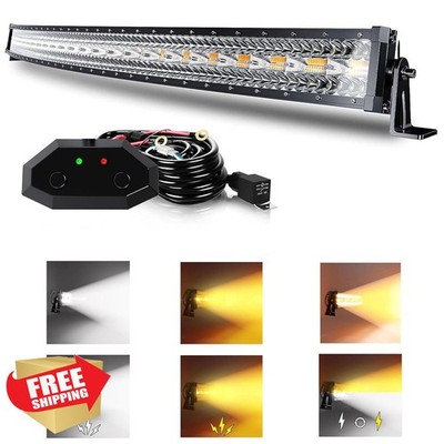 ASLONG 52 Inch Curved LED Light Bar