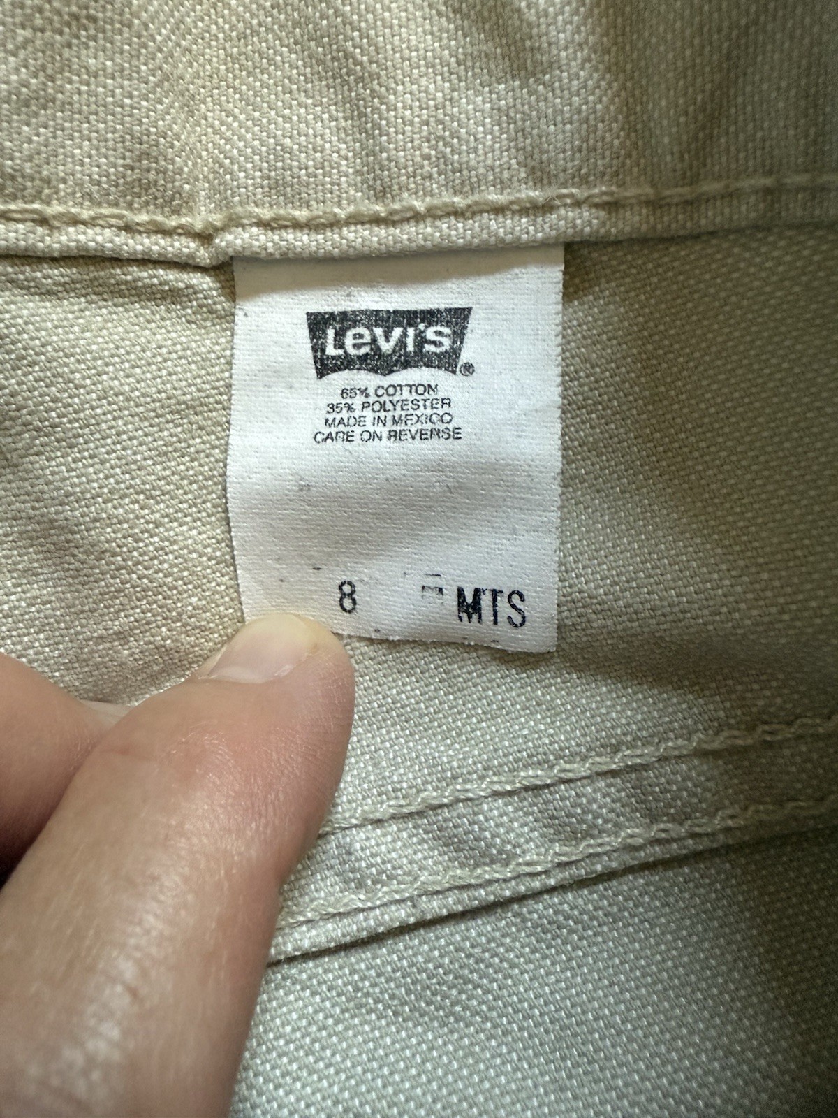 Vintage Y2K Levi’s Womens 974 Shorts Size 8 MIS thumbnail 2