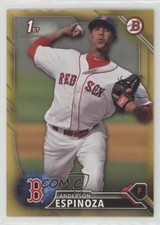 2016 Bowman Prospects Gold 29/50 Anderson Espinoza #BP40 ds4