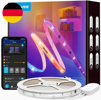 Govee LED Strip RGBIC Pro 10M, Smart LED Streifen Funktioniert Mit Alexa Und Goo
