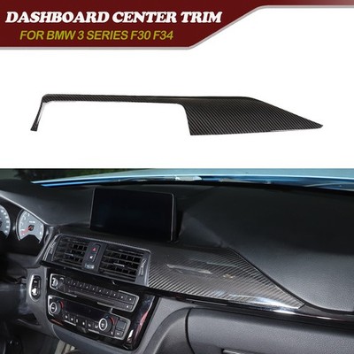 Real Carbon Fiber Interior Dashboard Center Trim Fit for BMW 3 Series F30 F34
