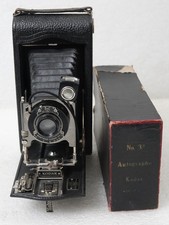 VINTAGE 1936 KODAK COMPUR RECOMAR 18 LENS F/4.5 105MM FOLDING FILM CAMERA