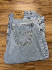 Vintage 1986 Levis 506 Orange Tab Jeans 36x34 USA Stonewash 41506-0214