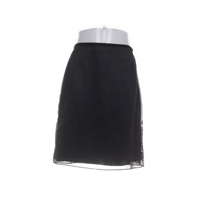 The Limited, Rock, Größe: 38, Schwarz, Polyester, Einfarbig, Spitze, Damen #Aq9