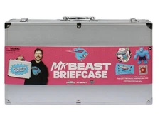 MrBeast Collector Edition Briefcase with Feastables Chocolate and Beast Lab Toy