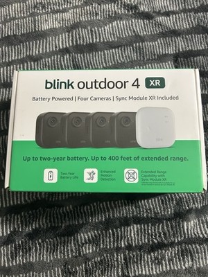 Blink Outdoor 4 XR Four Camera System w/Sync Module XR BRAND NEW Factory Sealed