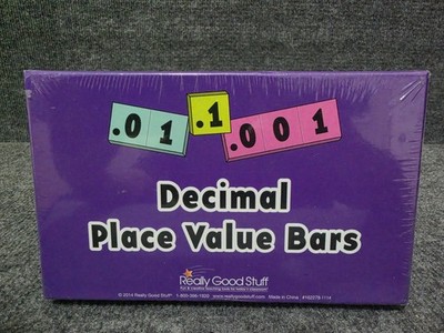 Really Good Stuff DECIMAL PLACE VALUE BARS