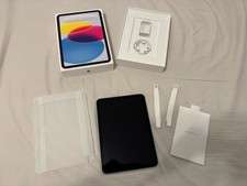 Apple iPad a16 128gb blue 9.9/10  used 99-100 batt health