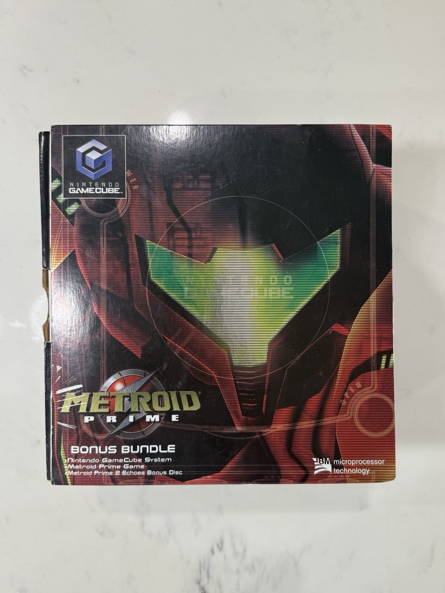 Platinum Metroid Prime Bundle Nintendo Gamecube CIB Complete In Box Console