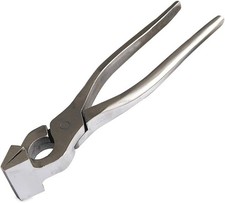 DIY Leather Craft Flatten Pliers - Silver Straight Head - 200mm