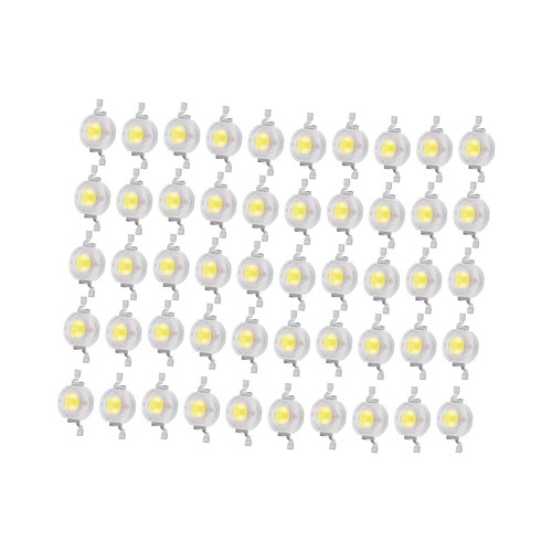 50 piezas SMD 1W LED Lámpara Bombilla Cuentas Chip Para Hogar Proyector Alta Potencia - Imagen 21 de 22