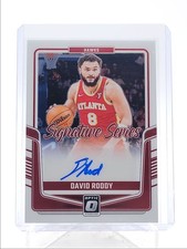 DAVID RODDY 2024-25 DONRUSS OPTIC SIGNATURE SERIES HAWKS AUTO Q1300-H