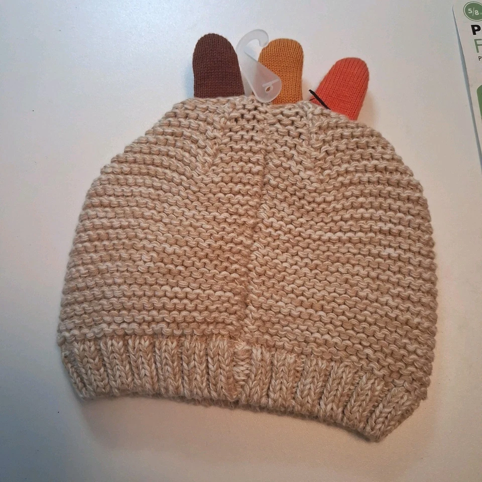 Pavo Acción de Gracias Otoño Otoño Marca Carters Gorro Lanzador Sombrero Infantes 0-3 Mo Foto 3 de 4