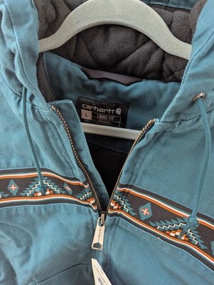 Limited Ed. Carhartt Montana Jacket 50th Anniversary Southwest Aztec Sz L NWT 