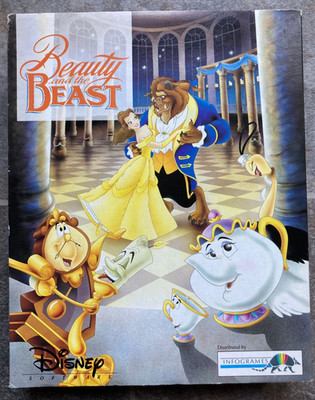 Disneys Die Schöne und das Biest PC CD-ROM Big Box 3,5'' Disk Windows 3.1 486/386/286