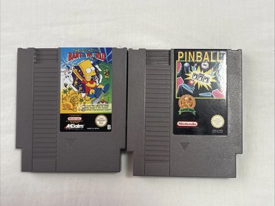 Nintendo / NES / The Simpsons - Bart Vs. The World und NES  Pinball