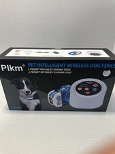 Plkm Pet Intelligent Dog Fence Wireless Electric Containment Sysrem W/Transmiter