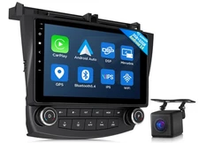 Indash 10.1" Car Stereo Android 14 Radio CarPlay Head Unit For Honda Accord 2003