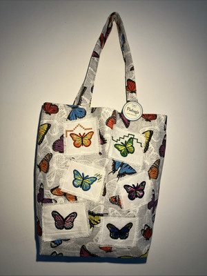 SCHMETTERLINGE - Damentasche Linie ''Pinbags - LUERRI CREATIONS''