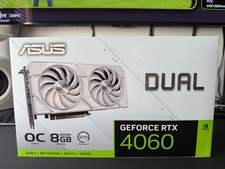 ASUS Dual GeForce RTX 4060 OC Edition 8GB Graphics Card EVO White Ray Tracing 