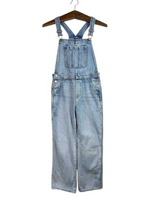 Gap Denim Girls Denim Jean Overalls Light Wash Size XL (12) Boho Classic
