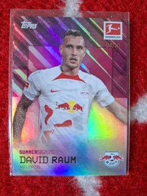 2022-23 Topps Bundesliga Summer Signings - David Raum Pink /10 RB Leipzig