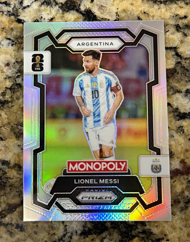 Lionel Messi [Silver] #1 2026 Panini Prizm Monopoly FIFA World Cup card