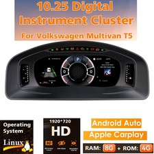 Plugplay 12.3 Carplay Linux Digital Cluster For Vw Volkswagen Multivan 08-15 Plugplay 12.3 Carplay Linux Digital Cluster For Vw Volkswagen Multivan 08-15