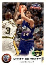 1999-00 Fleer Focus #120 Scott Padgett Masterpiece Mania Rookie Card #/300. rookie card picture