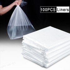 2026 Portable 100 Pcs Disposable Plastic Foot Tub Liner Bath Basin Bags 28" X28"